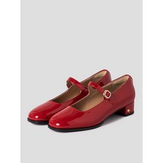 매장정품 빈폴 BEANPOLE ACCESSORY 클래식 메리제인 슈즈 - 레드 250389