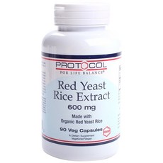 Protocol For Life Balance 紅麴萃取素食膠囊 600mg, 90顆, 1罐