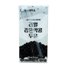 연세두유 리얼 검은 약콩 두유 검은콩, 48개, 190ml