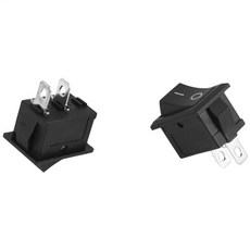 ABAN 2 Pcs 자동 AC 6A/250V 핀 위치 ON/OFF 로커 KCD1, 01 빠른  Mainland