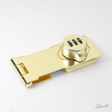 언락 180도 비밀번호 잠금장치 골드 3구 문걸쇠 금고 각종시건 다이얼 각종문설치 문시건장치, 1개, 이미지참조