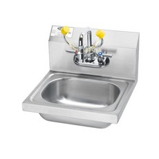 FSE HS-36 핸드 싱크/아이워시 스테이션 벽 마운트 너비 43.2cm(17-1/4인치) x 깊이 39.2cm(15-1/4인치) x 높이 49.9cm(19-1/4인치), FSE HS-36 핸드 싱크/아이워시 스테이션, 벽 마, 1개