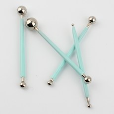 클레이공예툴4세트 원형 볼툴 조소용 지점토 모양도구 폴리머 찰흙 스틱, 4종세트