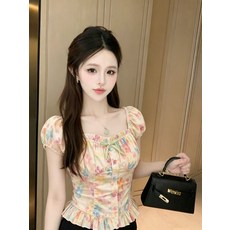 방령 소매가 반팔자켓의 여 여름 허리띠를 수 있는 여성 여름 허리띠를 수 있다