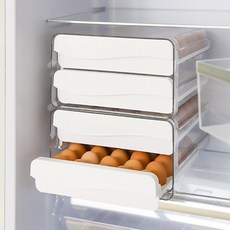 네이쳐리빙 에그쏙 2단 60구 계란 트레이 보관용기, 혼합색상, 1개