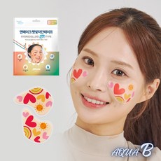 아쿠아 방수 햇빛차단테이프 서핑 물놀이 야외운동 앤메이크 자외선차단 썬패치 B타입, 1개, 햇님이 B타입