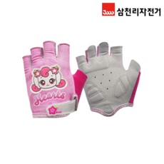 티니핑 어린이 자전거 장갑 유아 손보호 안전장갑, 라이트핑크, 1개