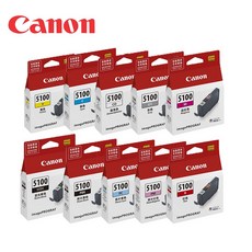 Canon PFI-5100 系列 墨水組 (適用 PRO-310), PFI-5100 系列 10色 墨水組, 1套