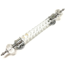 Chardware 家的五金 皇冠雙鑽水晶門把 345mm 八分把手, 1個