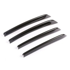 자동차 스타일링 전면 안개등 장식 스트립 공기 흡입구 그릴 커버 트림 액세서리 abs for mercedes benz glc class x253 2020, 협력사, 탄소 섬유