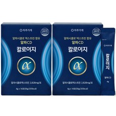 알파CD 분말 알파시클로덱스트린 제로파우더 칼로이지 식약청 HACCP 자주가게 정품 인증, 2개, 56g