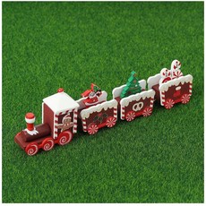 메리 크리스마스 원목 기차(쿠키)