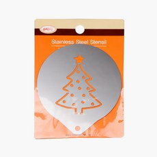 스텐실 - 크리스마스 트리 (1개/지름8.5cm)