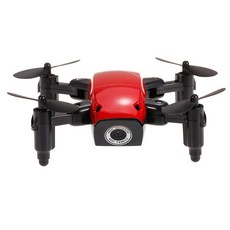 Zhijing 미니 드론 S9W 2.4G 4CH 0.3MP 카메라 WIFI FPV(검은 색), 검은색, 1개