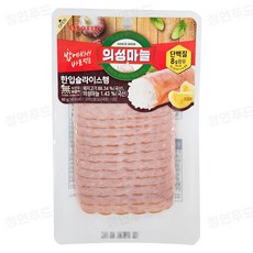 롯데햄 의성마늘햄 슬라이스, 60g, 20개