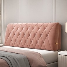 스플릿 가죽 대형 등받이 쿠션 침대 벽 방수, J. 라일락 가루