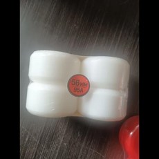스케이트보드 휠 컷 모양 원뿔 101A 95A 90A 56mm, [01] white 56 95a, 1개