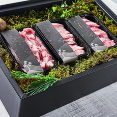 한돈 프리미엄 냉장 등갈비(600gx3) 1.8kg 선물세트