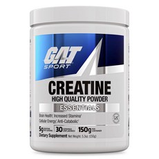 Gat Sports 肌酸精華粉, 1個, 150g