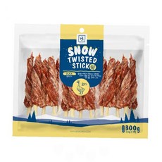 반려견 간식 오리고기 트위스트 껌 300g 애견 치아 건강 씹는 간식 영양, 1개, 상세페이지 참조