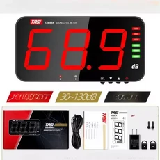 현장 데시벨 측정기 건설 고정밀 벽걸이 측정계 소음, TA653A 기능 13inch+경고