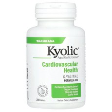 Kyolic 쿄릭 Aged Garlic Extract 심혈관계 건강 포뮬라 100 200정1정당 300mg, 1개