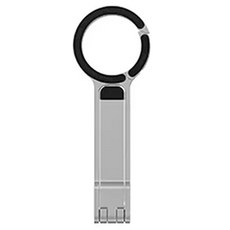 울란지 카라비너 마운트 마그네틱 스마트폰 삼각대, 1개, 스트라이트 실버, MA30