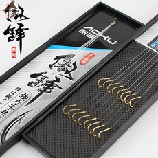 釣友俱樂部 魚鉤綁好子線雙鉤成品套裝 台釣金袖黑袖白袖 釣魚鉤, 1個, 白袖無刺3#