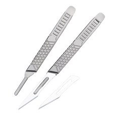 一方石 手術小刀 金繼修邊刀雕刻刀, 純鈦刀柄