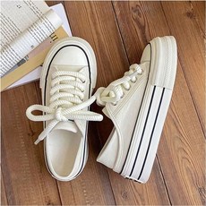 플랫폼 통굽 겸용 뮬 여자 운동화 스니커즈 굵은끈 zli+8385lc