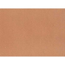 NOCH 60360 디오라마 미니어처 3D 모델링 텍스처 시트 지붕표현 Plain Tile Red, 단품
