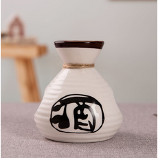 木製圓盤 清酒杯, 半斤酒壺一個, 1套