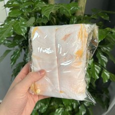 NBZH 靜電除塵撣子替換芯桌面灰塵縫隙毛髮碎屑清潔刷汽車家用雞毛撣子, 1個, 橘白單面1片:如圖