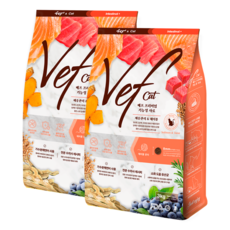 Vef 8free 전연령 고양이 기능성 사료, 2개, 3kg, 헤어볼+체중조절