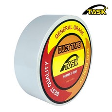 테스크 수출용(국내산) 덕트테이프 덕테이프 50MM X 50M 일반형 WHITE, 1개