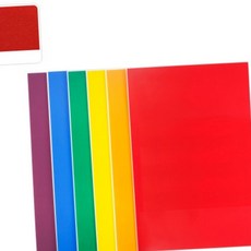 유치원게시판 단면 칼라보드롱 4절 빨강색 450x600mm 1개입