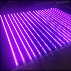 2pcs T5 LED UV 튜브 살균 블랙 라이트 자외선 보라색 무대 조명 DJ 디스코 바 파티 크리스마스 휴일 백라이트 (기본 유형-28cm)
