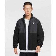 NIKE 나이키 IM9453-010 스포츠웨어 클럽 윈터라이즈드 풀집 재킷 M - 블랙:화이트 950516