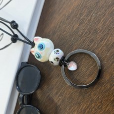 선글라스 스트랩 안경줄 홀더 목걸이 보관 거치 반짝 고양이
