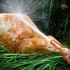 라무트 초강력 황동 세차 고압분사기, 옐로우, 9cm