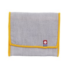 공장 Top Factory 이마바리 손수건 포켓 타월 2매 세트 약 11.5×14.5 cm 1장당 일본제 회색