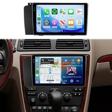 4G+64G 자동차 라디오 스테레오 볼보 XC70 V70 S60 2005-2009 9인치 IPS 터치 스크린/안드로이드 15/무선 카플레이/안드로이드 자동/32EQ/GPS/W, 4G+64G 자동차 라디오 스테레오 볼보 XC70 V7