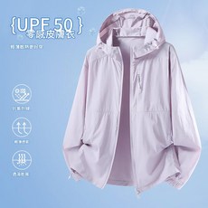 防曬外套女生大尺碼速乾透氣夏天休閒運動外套吸濕排汗冰絲涼感外套跑步登山連帽外套遮陽防水工作服輕量輕薄外套防曬衣外套8068防曬衣防曬衣, 木槿紫
