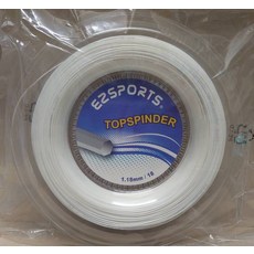 EZSPORTS TOPSPINER 網球線 1.18mm / 18, 1個, 白色