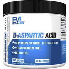 EVLUTIONNUTRITION D-아스파르트산, 1개, 94g