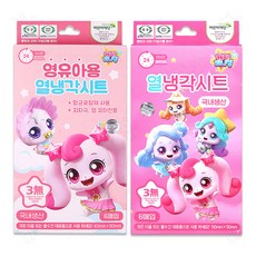 1+1 캐치티니핑 열냉각시트 2종 어린이 + 영유아, 1개, 12매입