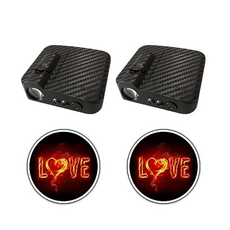 베스트핏 자동차 도어라이트 LED 데코 프로젝터 세트 도어 웰컴 라이트, 러브 2p, 1세트