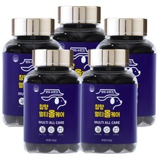 강아지 종합영양제 기관지 피부 관절 눈 심장 유산균 항산화 면역력 댕이수랏간 침향 멀티올케어 100g, 99정, 5개