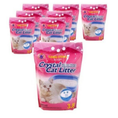 룽펑 펫모닝 고양이 모래 실리카겔 LONGFENG 크리스탈, 3.8L, 16개, 무향