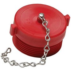 Dixon PP250NYFD 6.4cm(2-1/2인치) NYFD 레드 폴리 FDC 플러그